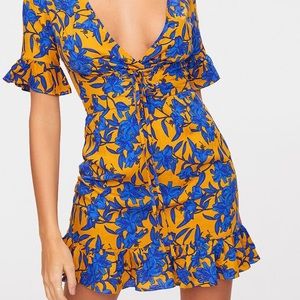 Mustard Corset Dress